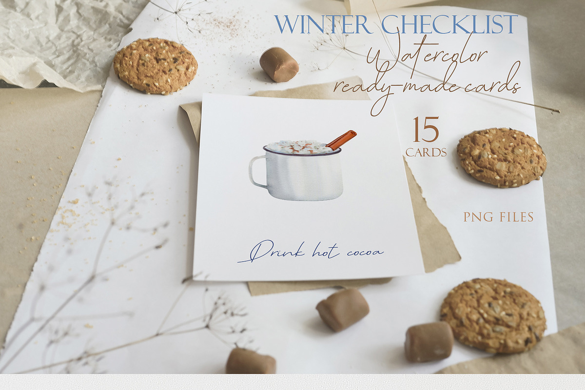 Watercolor Bundle Four Seasons., a Seasonal Illustration by NataliArkushArt (Photo 27 of 65)