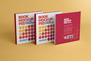 Square Book Hardcover Mockup Set, a Print Template by Deeplab (Thumbnail 10 of 20)