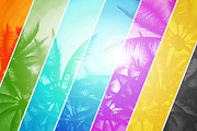 Palm Trees Backgrounds, a Texture Graphic by Mantas Bac (Thumbnail 2 of 2)