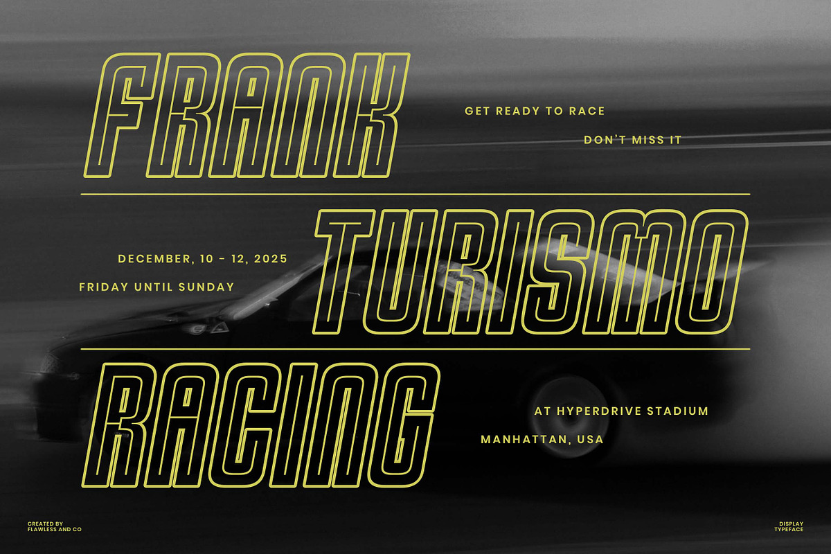 Burst Speed - Sports Sans Serif Font, a Font by Flawless And Co (Photo 6 of 9)