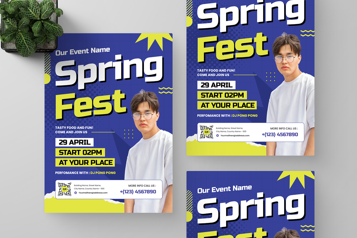 Spring Fest Flyer, a Flyer Template by Annora Studio (Photo 5 of 5)