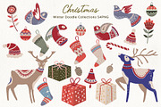 Christmas Doodle Collection, a Decorative Illustration by Papatongartist (Thumbnail 4 of 4)