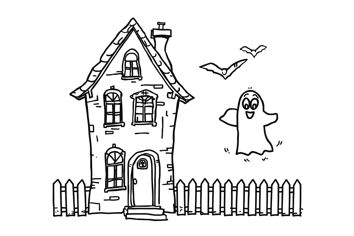 Haunted House & Pumpkin Art, an Illustration by musafir_fashion (Photo 12 of 16)