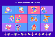 Shroomy Zodiac - vector stickers, an Illustration by marmarina (Thumbnail 8 of 11)