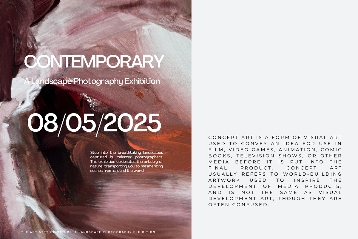 BURGUNDY MODERN EXPRESSIVE ART, a Texture Illustration by identity.ART (Photo 5 of 8)