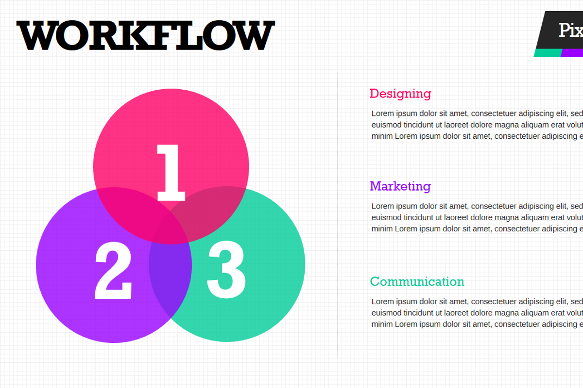 Colorful Pixelate PowerPoint, a Presentation Template by Warna Works (Photo 4 of 5)