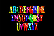 Childish capital letters., a Graphic by Aromeo (Thumbnail 1 of 5)