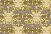 Hydrangea Botanical Seamless Pattern, a Pattern Graphic by NayaChu (Thumbnail 6 of 10)