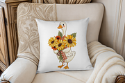 Watercolor Fall Goose Clipart, an Animal Illustration by MockupWizard (Thumbnail 4 of 4)