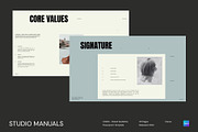 UVERA - Brand Guideline Powerpoint, a Social Media Template by Studio Manuals (Thumbnail 4 of 8)