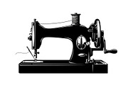 Vintage Sewing Machine Bundle, an Illustration by yasushie (Thumbnail 10 of 31)