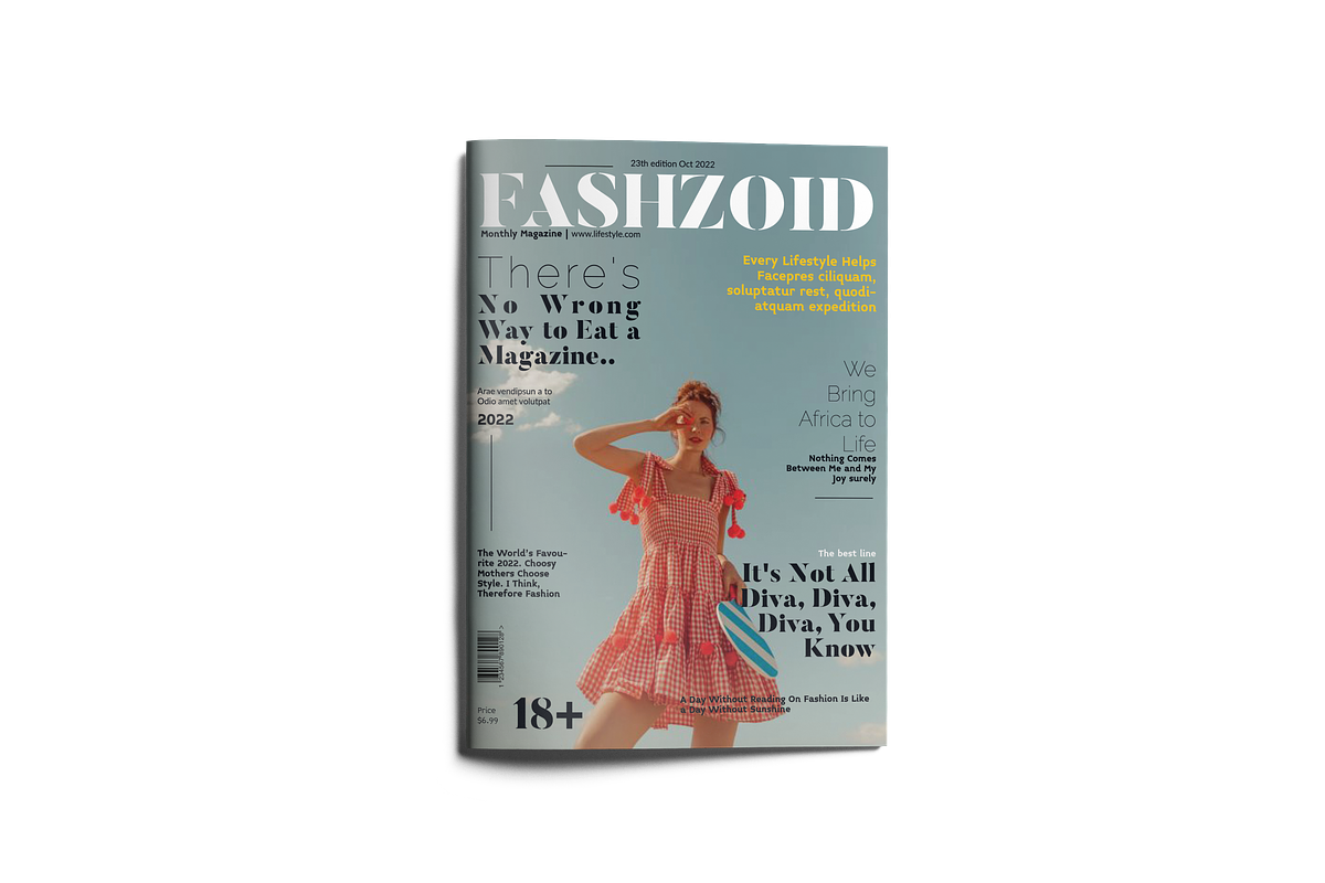 Fashion Magazine Bundle #1, a Magazine Template by Swayang (Photo 22 of 28)