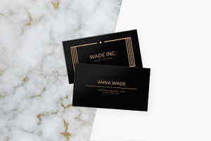 6 Art Deco Business Cards