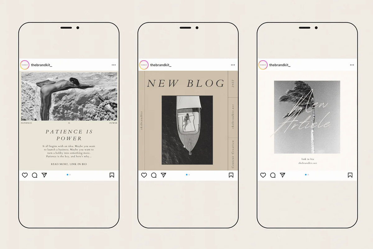Social Media Bundle (144 posts), a Social Media Template by The Brand Kit (Photo 2 of 12)