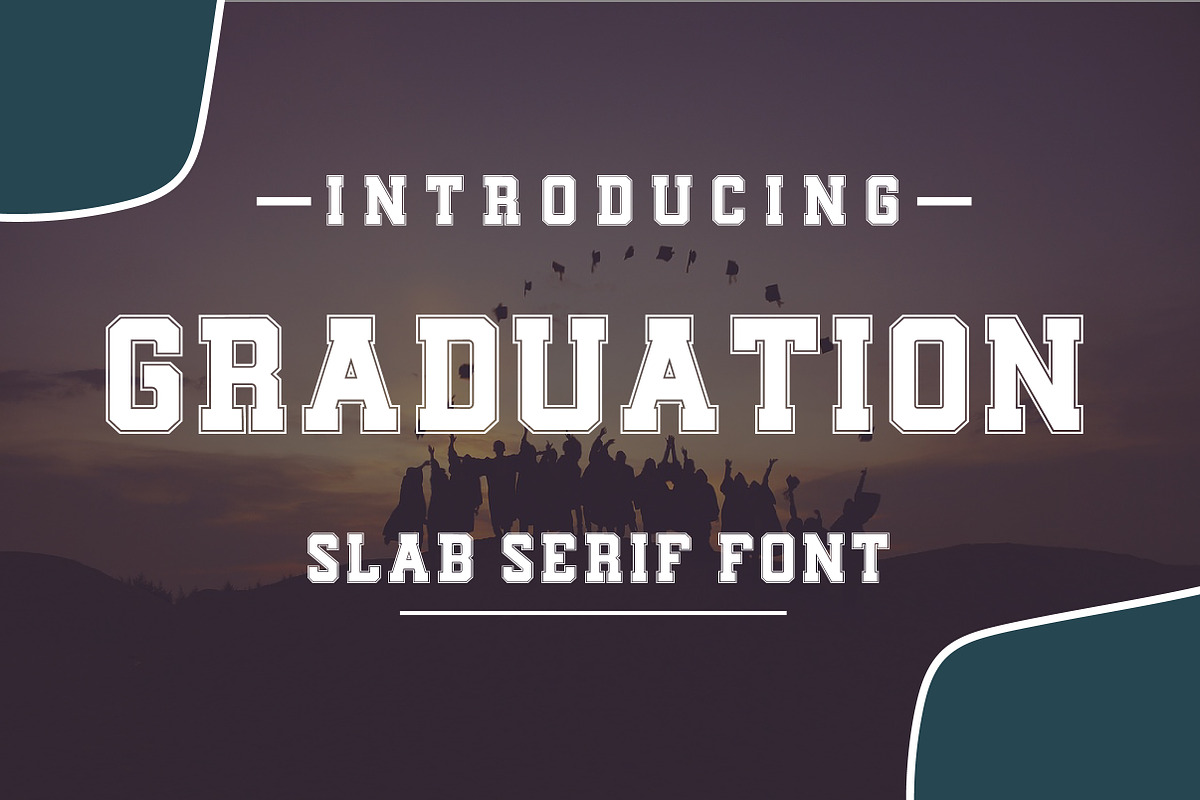 Graduation, Sports, a Slab Serif Font by Mini_World (Photo 1 of 6)