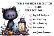 Whimsical Purple Halloween Clipart, a Seasonal Illustration by OK Design (Thumbnail 6 of 6)
