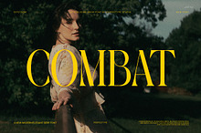 Combat Vintage Serif Font