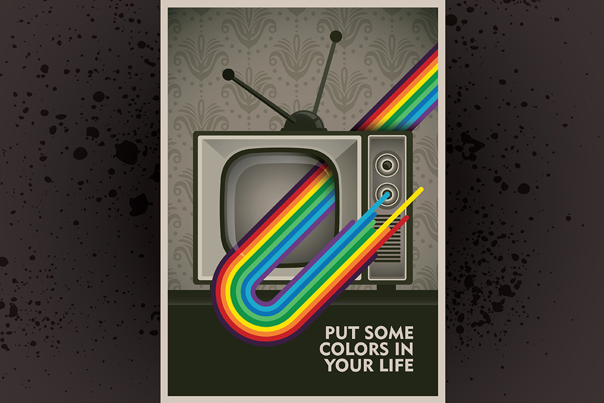Conceptual vintage posters, a Technology Illustration by Radoman (Photo 4 of 6)