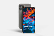 iPhone 12 Pro Mock-up, an iPhone Mockup by Yogurt86 (Thumbnail 7 of 14)