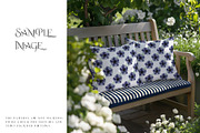 Outdoor Pillows & Bench Cushions, a Mockup by mock-ups (Thumbnail 6 of 14)