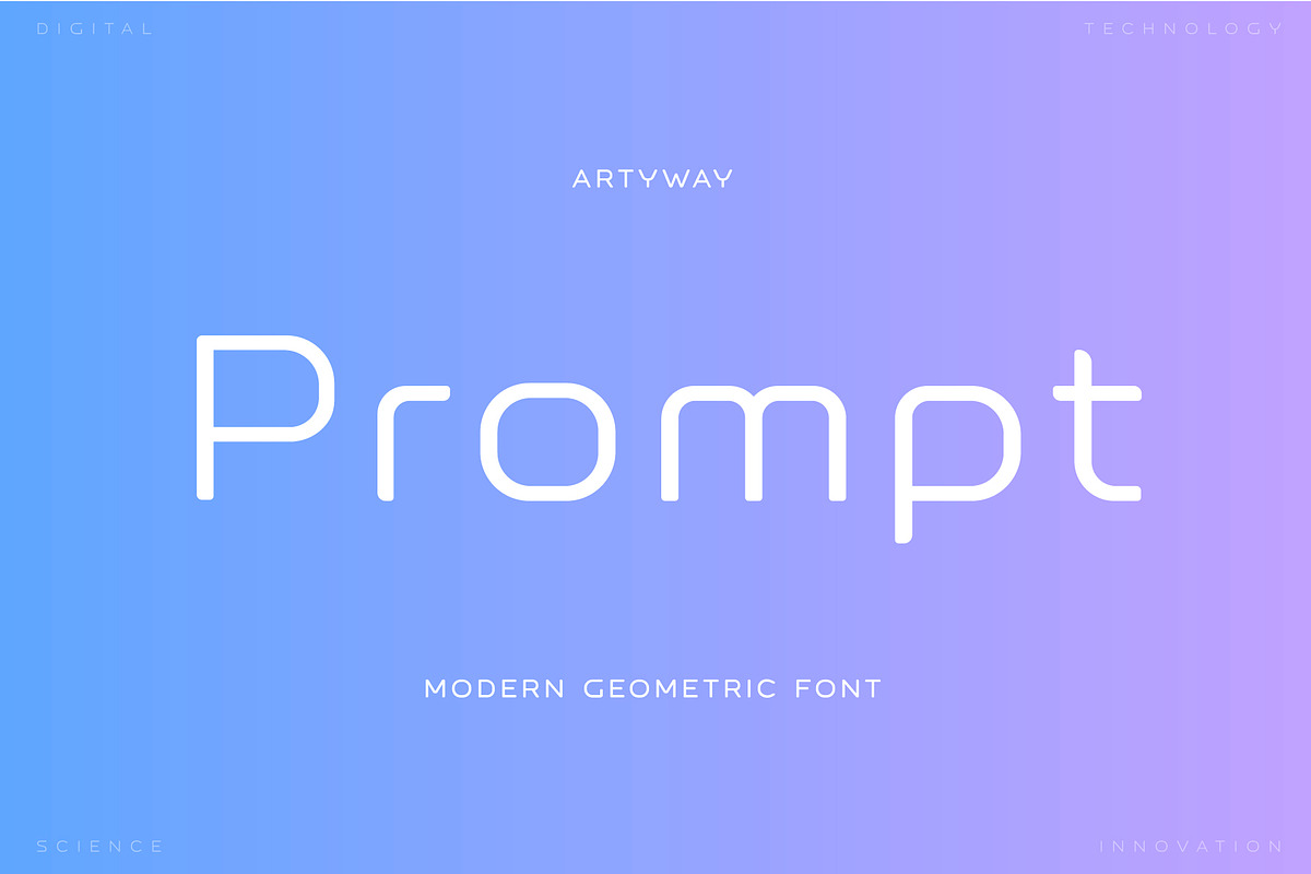 Modern Sans Serif Font, a Sans Serif Font by artyway (Photo 1 of 6)