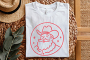 Jolly Cowboy Santa PNG, Western, an Illustration by SharpMarketplace (Thumbnail 4 of 9)
