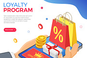 Customer Loyalty Programs Banners, a Person Illustration by TAlex (Thumbnail 5 of 6)
