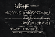 Esthentic a Handwritten Script Font, a Script Font by Vilogsign (Thumbnail 10 of 10)
