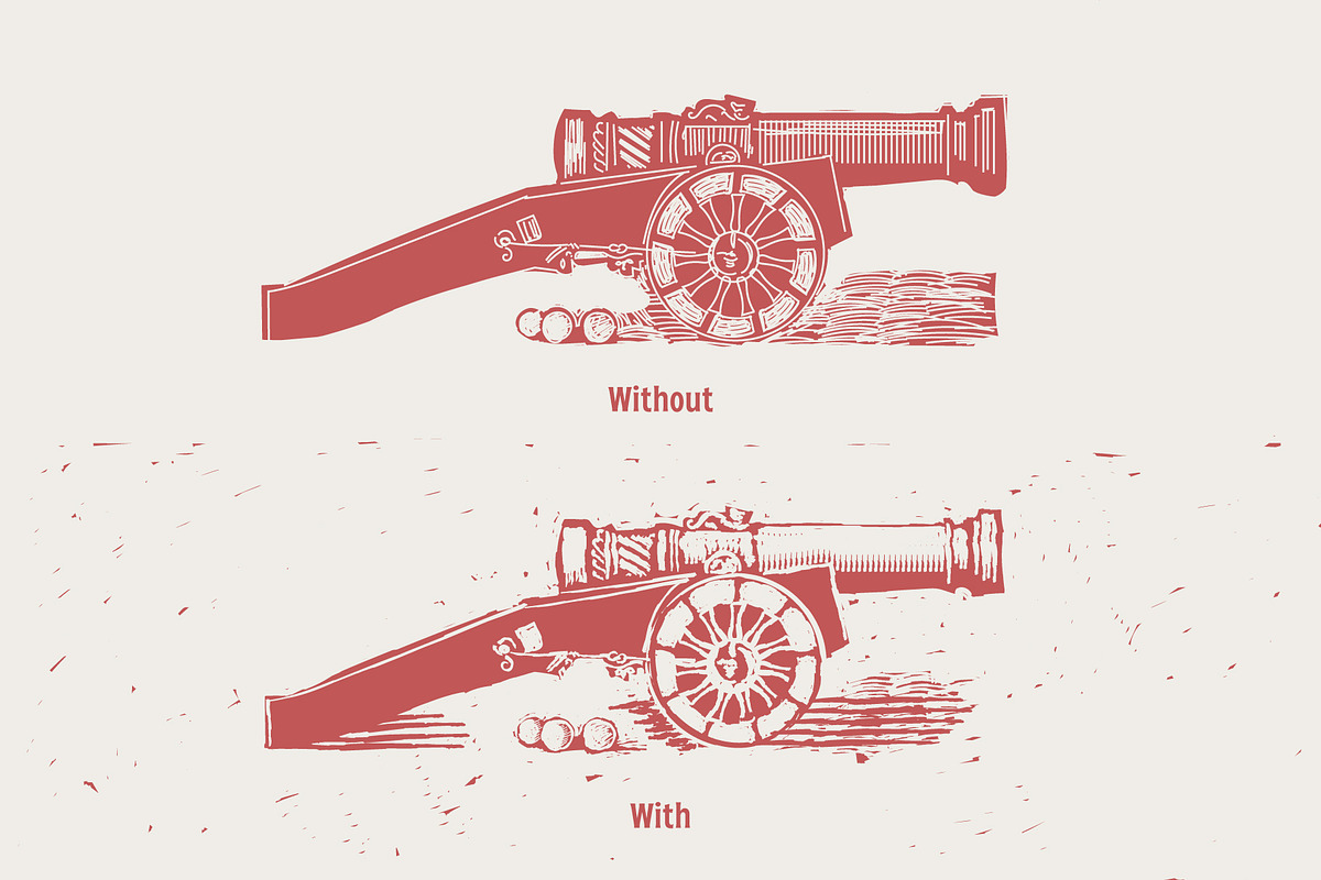 50 Authentic Woodcut Brushes, a Brush Add-On by The Old Type Foundry (Photo 5 of 5)