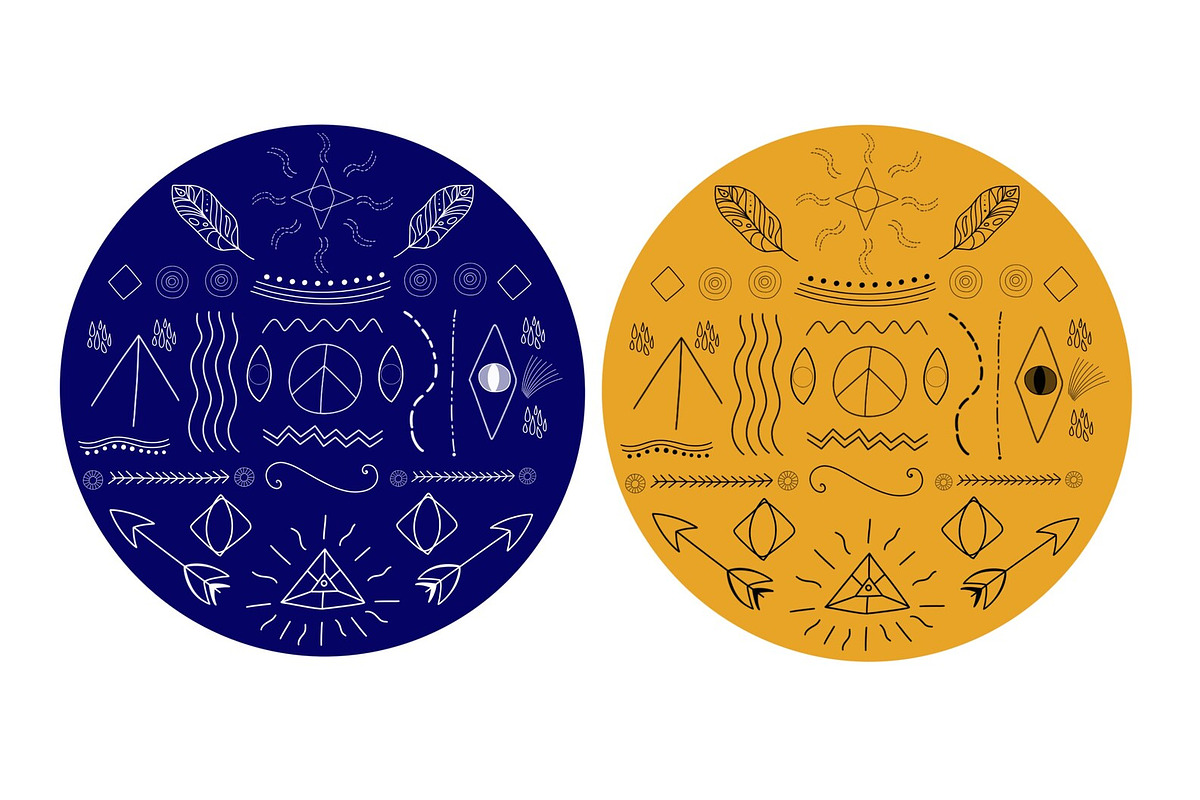 Procreate Stamps “BOHO MAGIC MOMENT”, a Brush Add-On by Sense Library (Photo 4 of 10)
