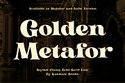 Golden Metafor - Classy Bold Serif, a Serif Font by Kulokale (Thumbnail 1 of 10)