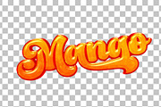 Mango PSD 3D Editable Text Effect, a Layer Style Add-On by TrueVector (Thumbnail 2 of 2)