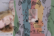 Cute & Creepy Halloween Collage Kit, an Object Graphic by Lidberia (Thumbnail 1 of 12)