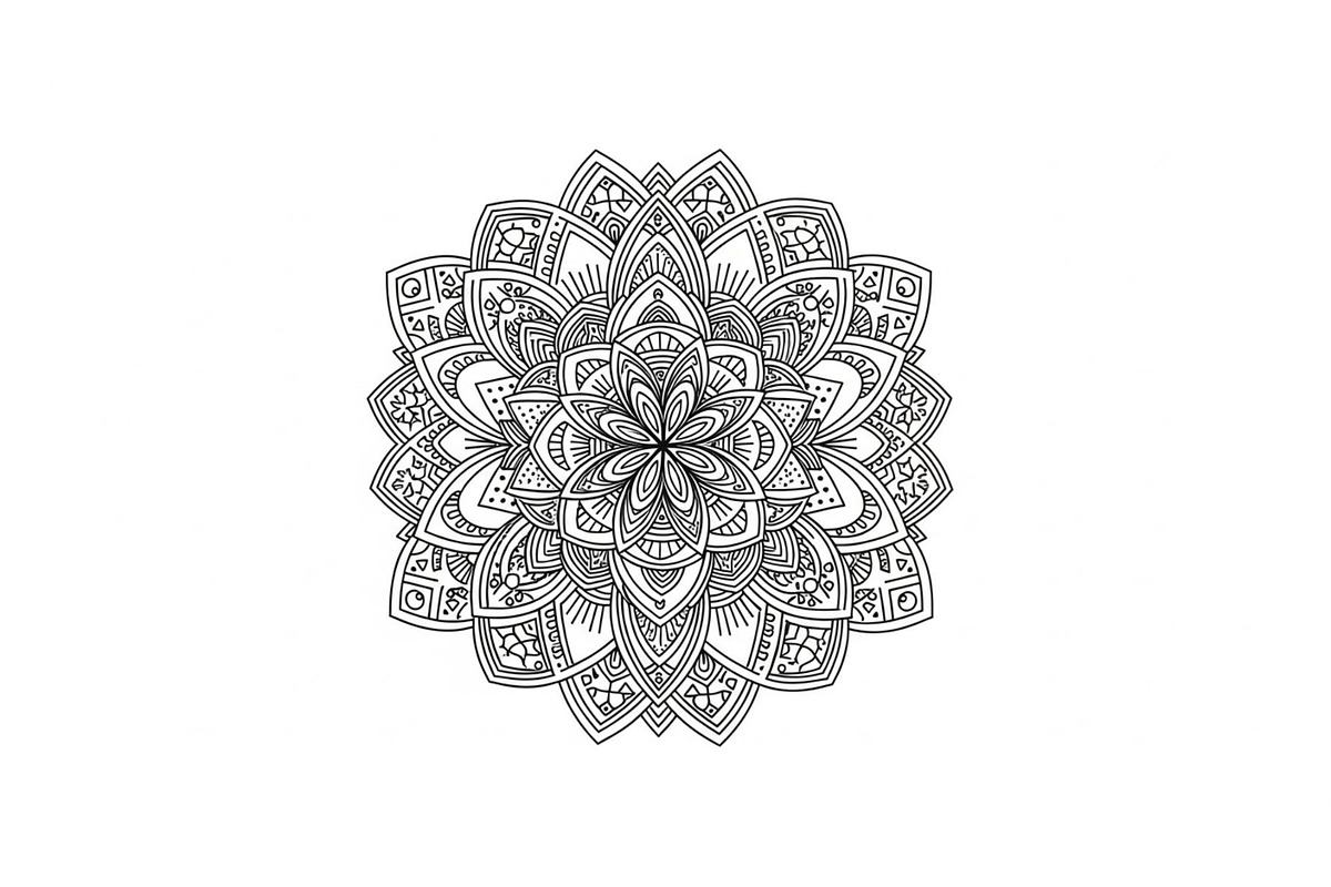 Mandala Flower SVG Bundle, an Illustration by Creativeshirt (Photo 19 of 31)
