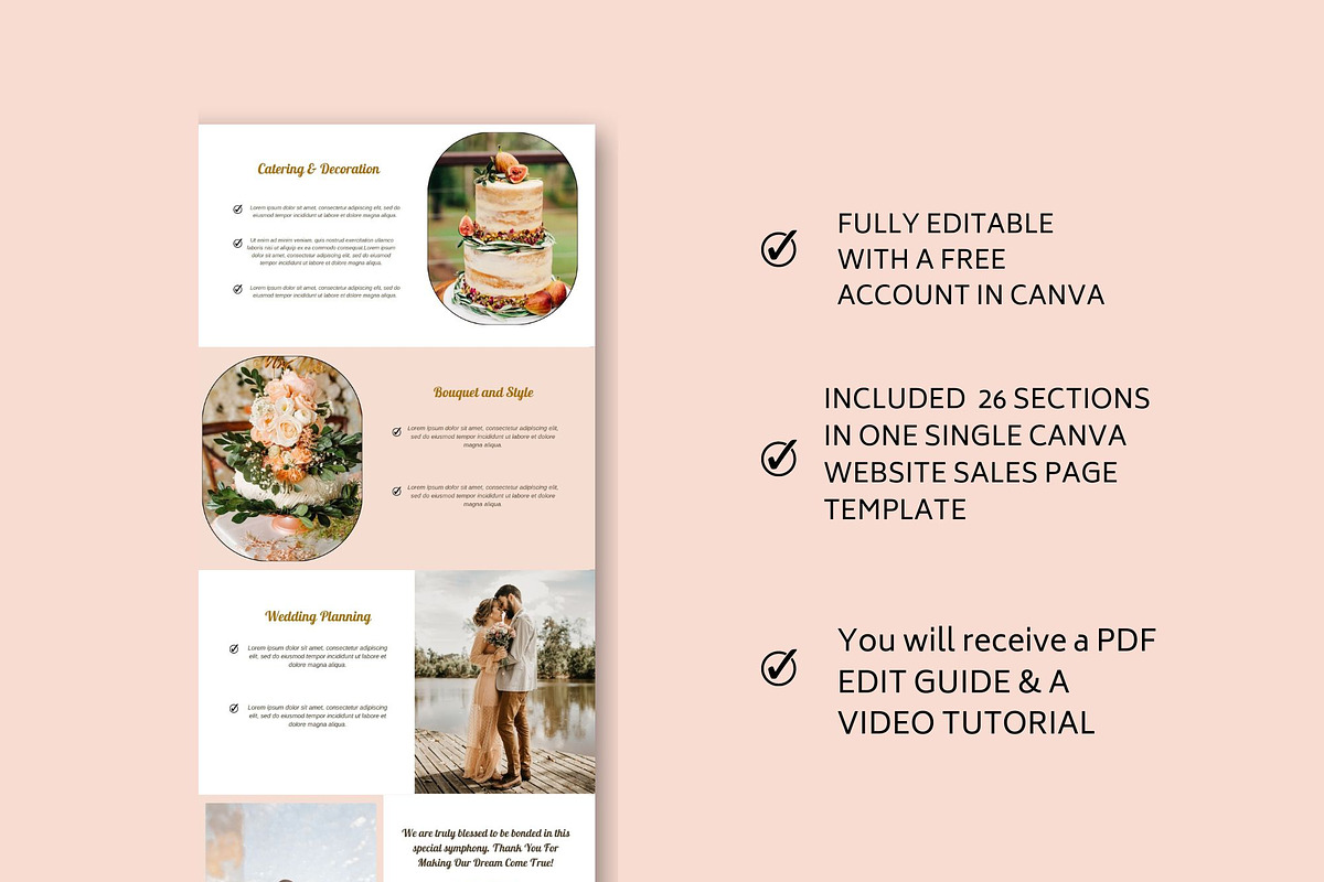 Sales Page Template - Canva Template, a Landing Page Template by Deepa Template Studio (Photo 5 of 10)