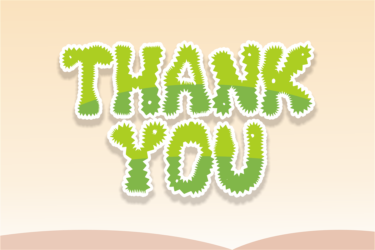 Cactus - Cartoon Font Types, a Font by KiddoGlyphs Studio (Photo 3 of 3)