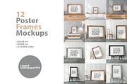 Poster Frame PSD Mockup bundle, a Household Mockup by GreatFruit (Thumbnail 1 of 7)
