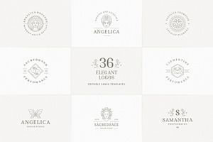 36 Elegant Logo Templates | Canva, a Branding & Logo Template by Vasya Kobelev