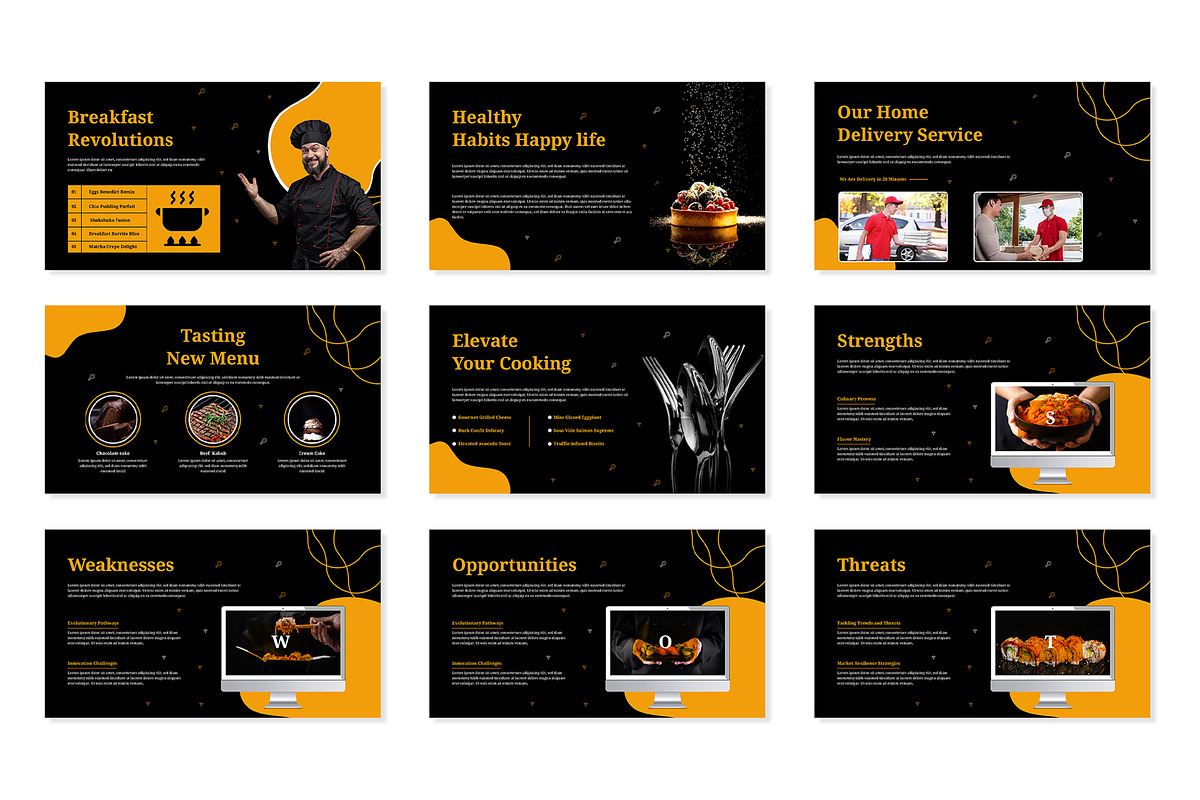 Food PowerPoint Presentation, a Presentation Template by Mighty-Slide (Photo 4 of 5)