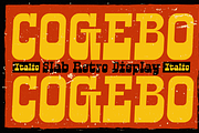 Cogebo - Slab Retro Font, a Slab Serif Font by MaikoHatta (Thumbnail 4 of 9)