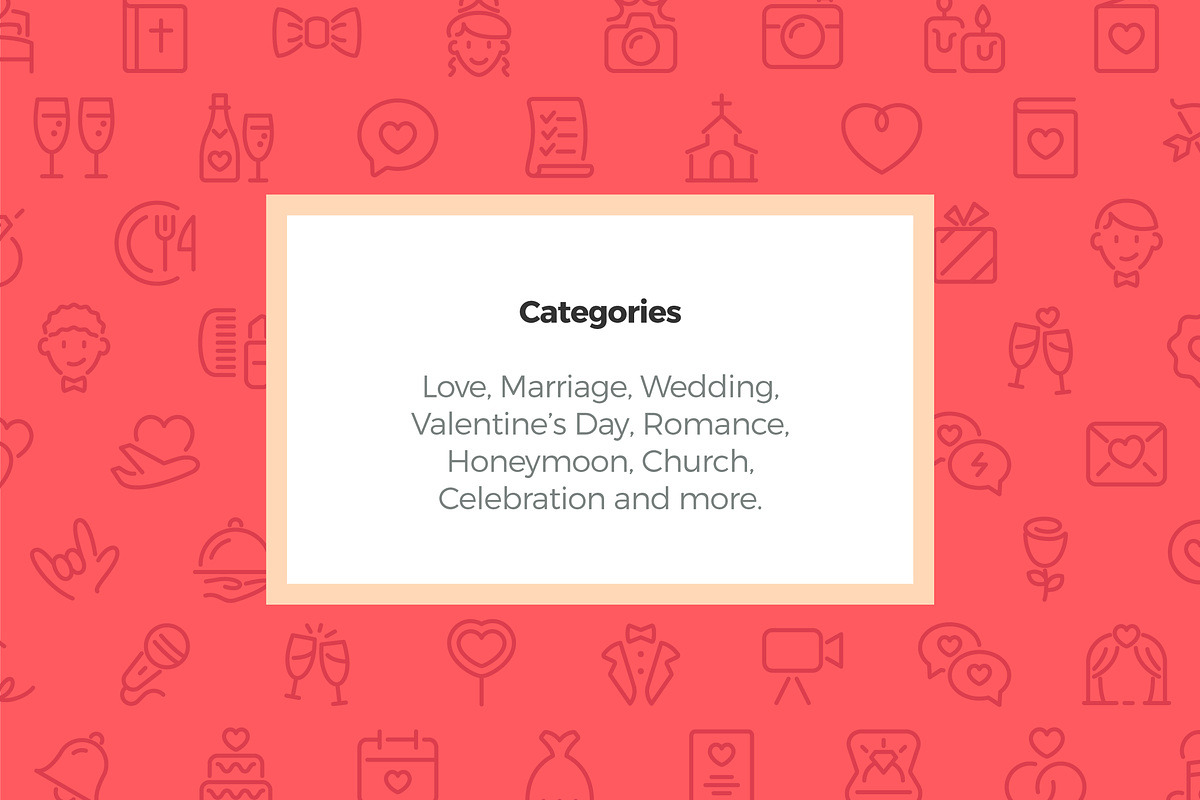 Wedding & Love Icons — Pixi Line, an Outline Icon by Scott Dunlap (Photo 3 of 9)