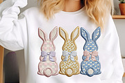 Patchwork Easter Png Yarn Easter Bun, an Illustration by SinaCreation (Thumbnail 2 of 7)
