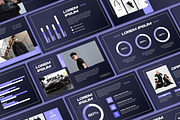Dark Purple Powerpoint Template, a Presentation Template by SKY CREATION (Thumbnail 1 of 6)