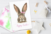 Watercolor Easter Bunny Creator, an Animal Illustration by Catherine Wheel (Thumbnail 11 of 15)
