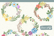 Set of vector bouquets, a Decorative Illustration by ARSCOR (Thumbnail 4 of 4)
