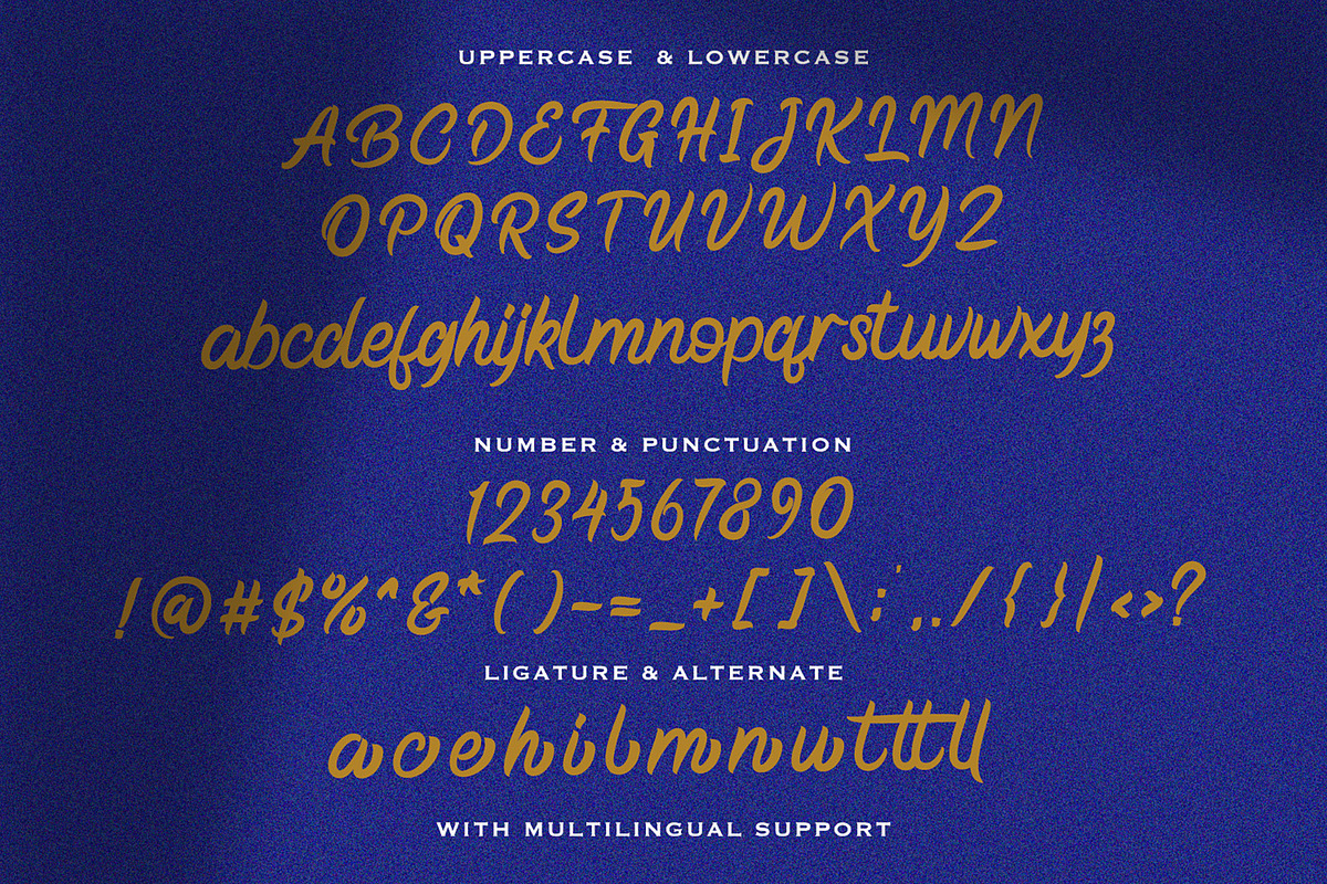 Billuneya - Modern Script Font, a Script Font by fluffstudio (Photo 9 of 10)