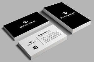 Business Card Mockup Layout, an Advertising Mockup by CreativeShaper