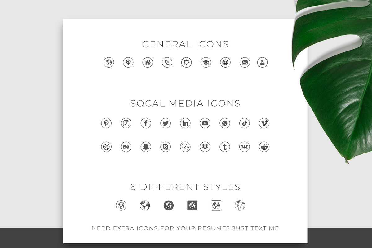 Resume / CV Template | Canva & Word, a Resume Template by CreativeZoom (Photo 5 of 8)