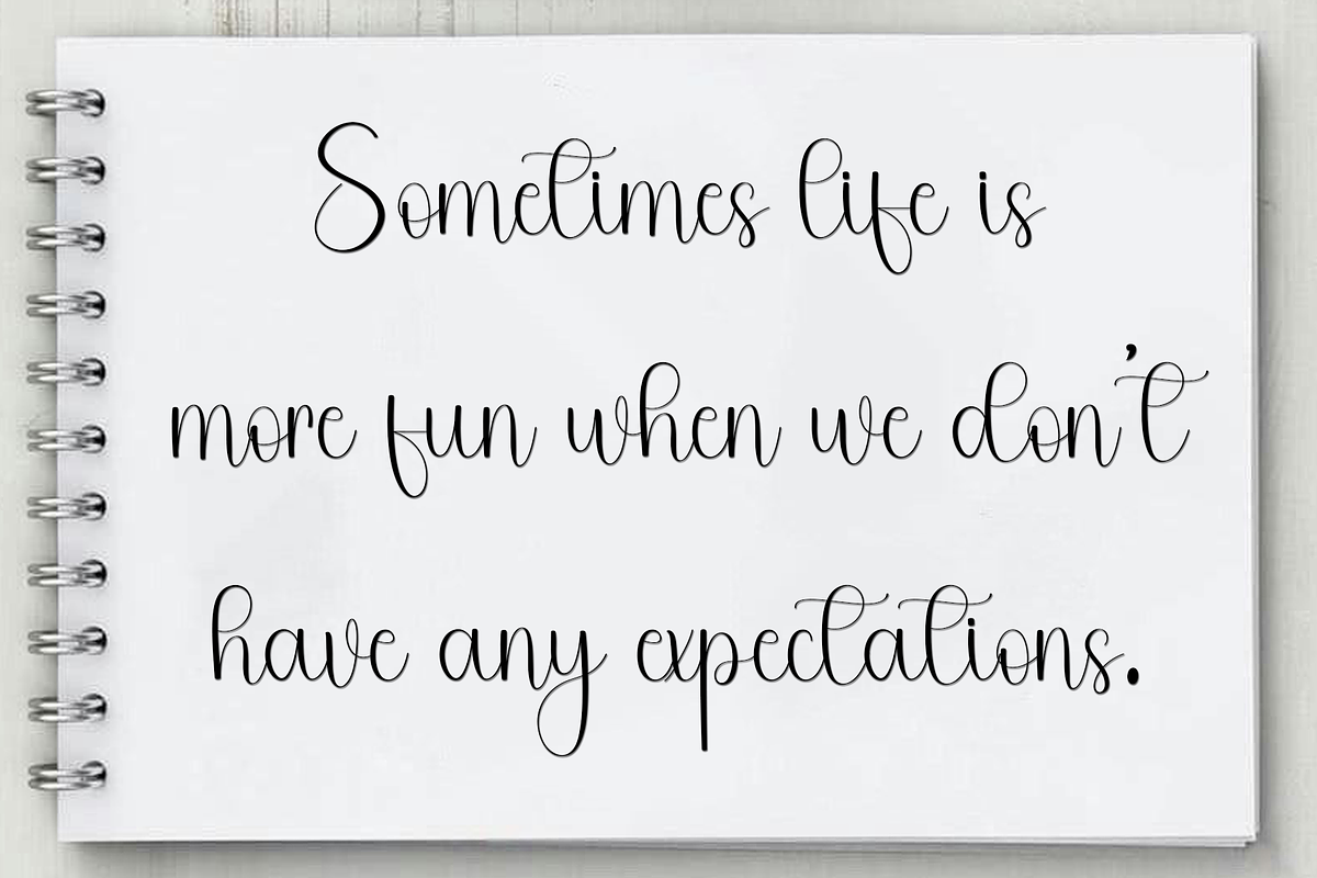 Angela Handmade, a Handwritten Font by FreshTypeINK (Photo 4 of 8)
