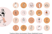 Boho Instagram Story Highlight Icons, a Social Media Template by velychko.ua (Thumbnail 9 of 11)